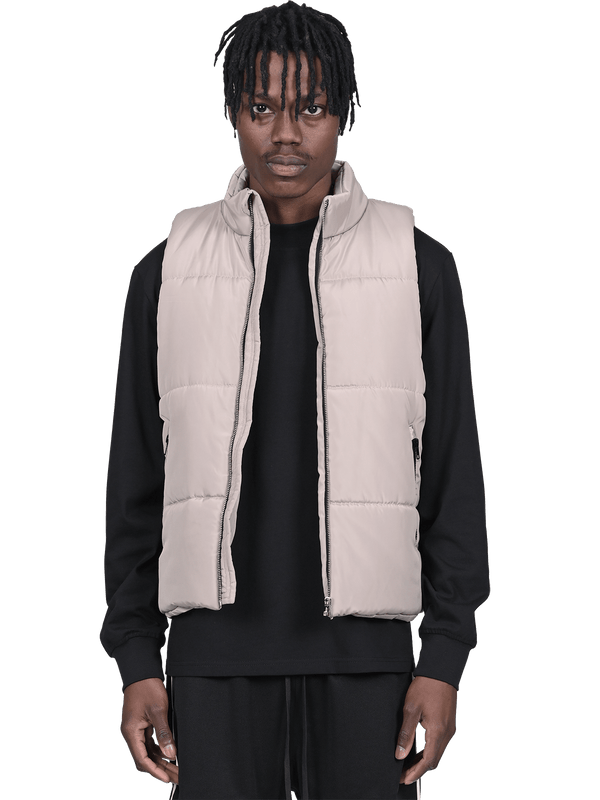 Puffer Gilet - Beige