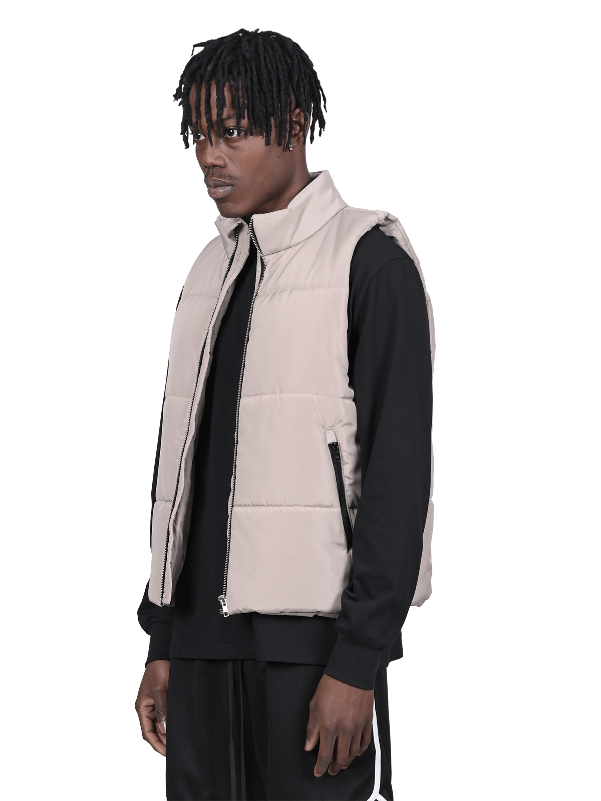 Puffer Gilet - Beige