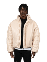 Oversized Puffer Jacket - Cream