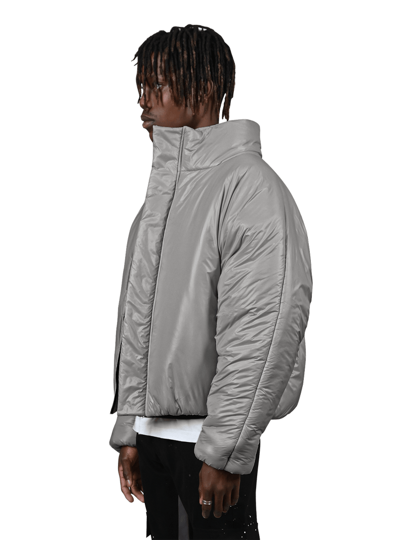 Oversized Puffer Jacket - Grey