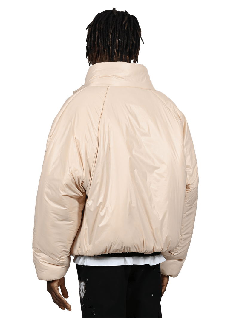 Oversized Puffer Jacket - Cream
