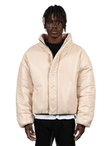 Oversized Puffer Jacket - Cream