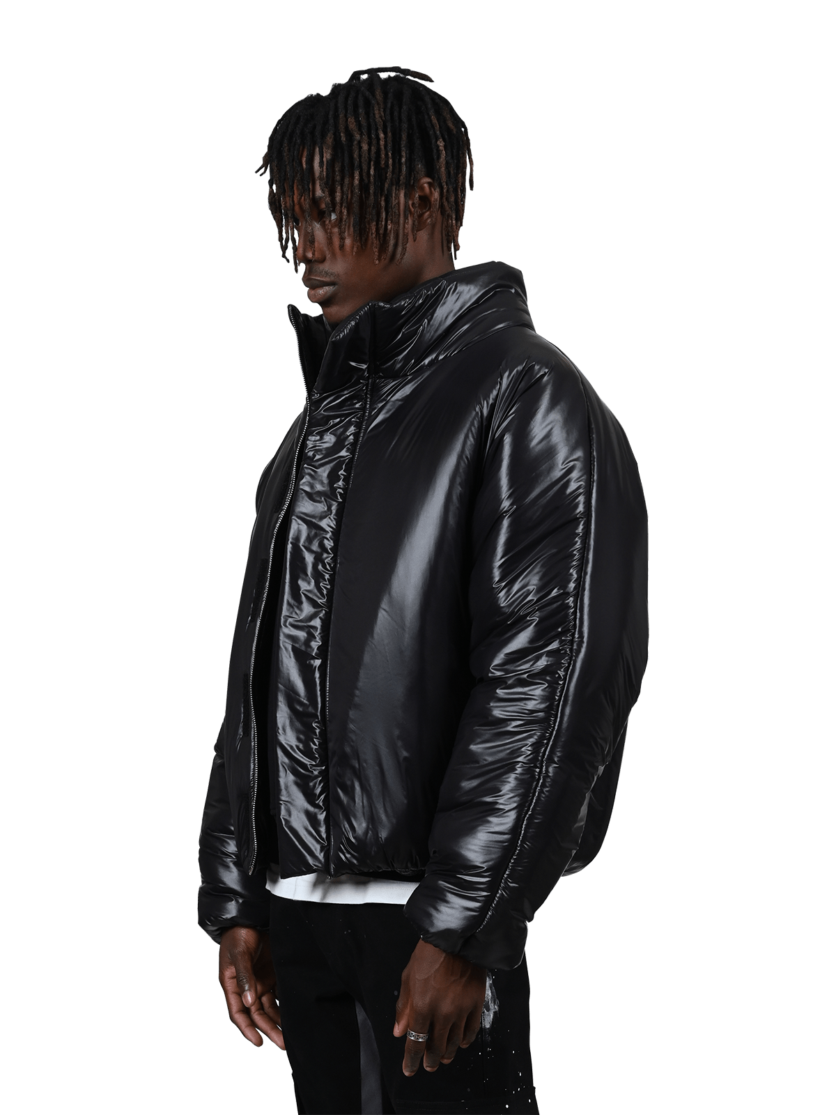 Oversized Puffer Jacket - Black