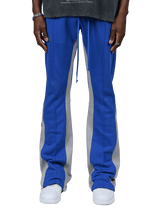 Flare Pintuck Sweatpants - Royal Blue