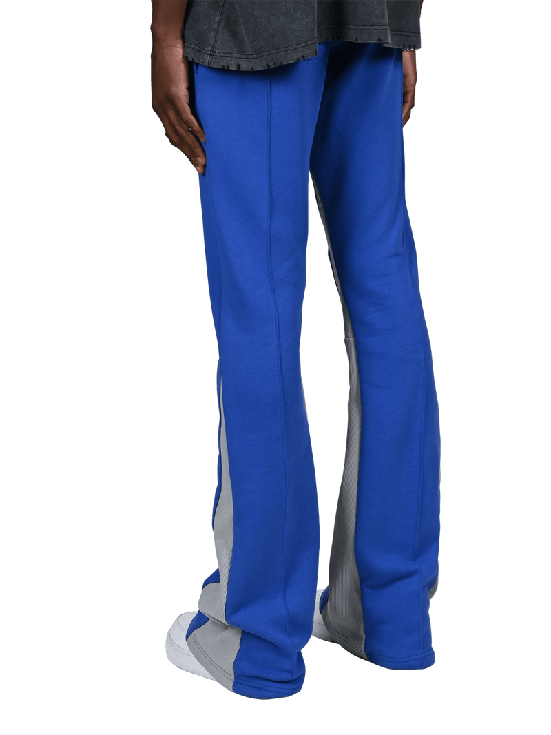 Flare Pintuck Sweatpants - Royal Blue