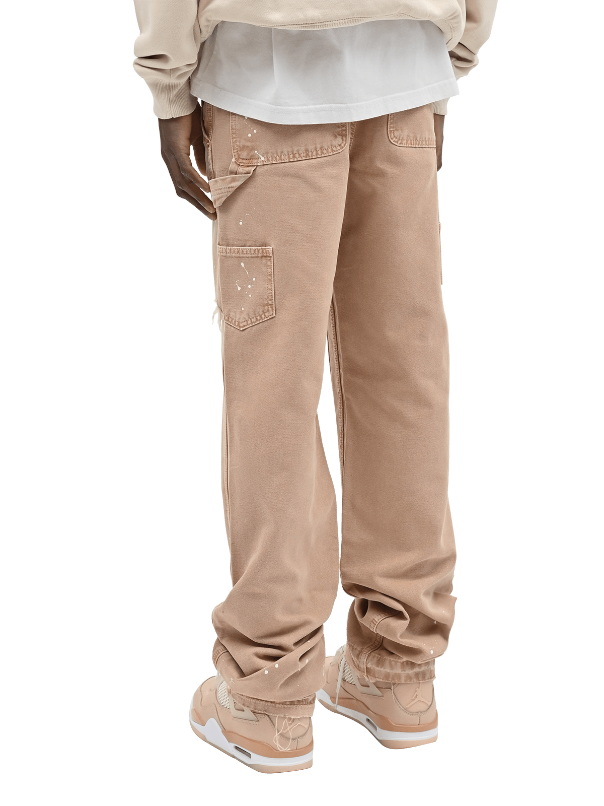 Carpenter Canvas Pants - Beige