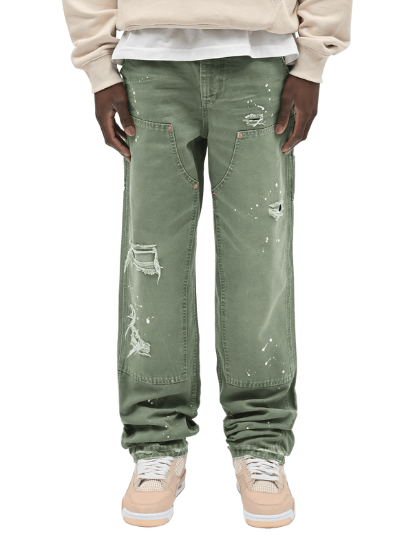Carpenter Canvas Pants - Khaki