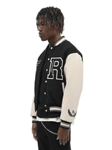 "Statement Piece" Varsity Jacket - Black