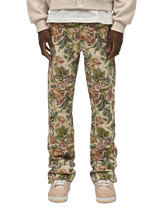 Flare Tapestry Pants - Floral