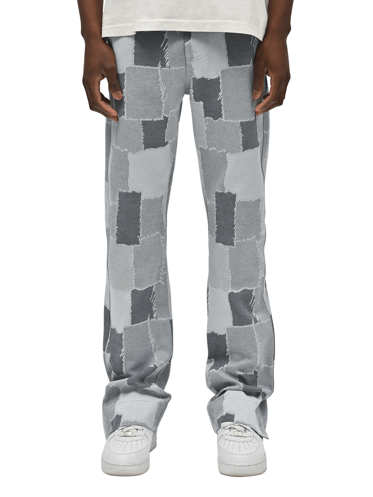 Flare Tapestry Pants - Patchwork