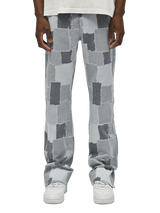 Flare Tapestry Pants - Patchwork