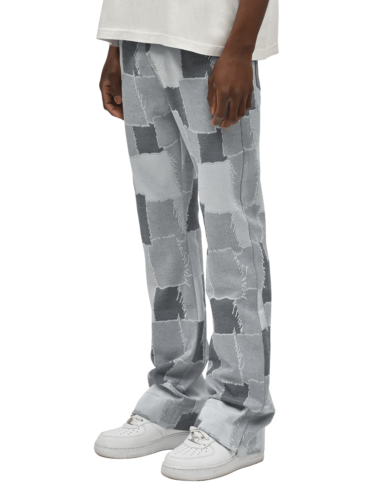 Flare Tapestry Pants - Patchwork