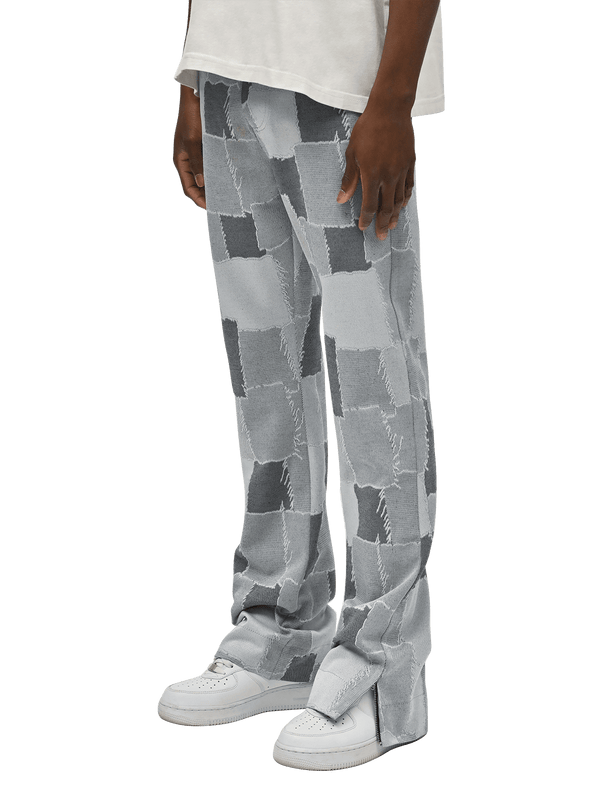 Flare Tapestry Pants - Patchwork