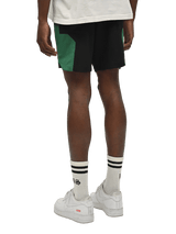 Panel Mesh Shorts - Racing Green