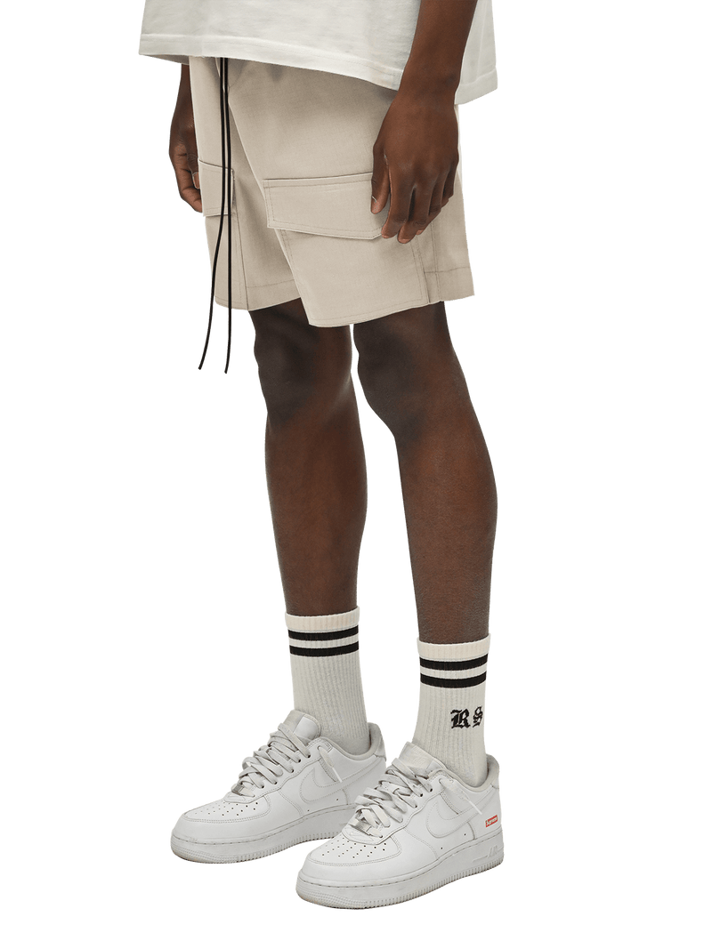 Front Pocket Shorts - Taupe