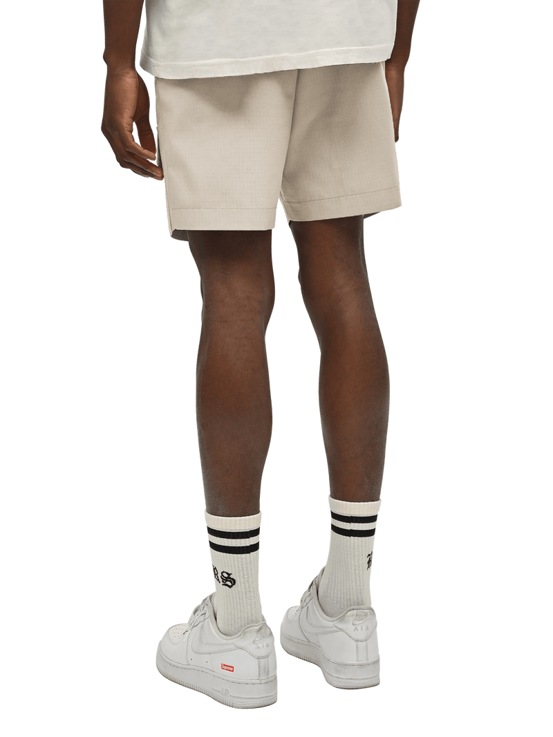 Front Pocket Shorts - Taupe
