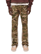 Flare Carpenter Pants - Camo