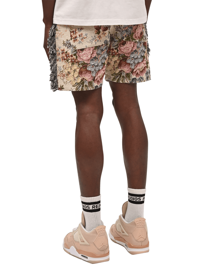 Tapestry Shorts - Floral – Reputation Studios