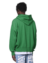 Knit Hoodie - Pine Green