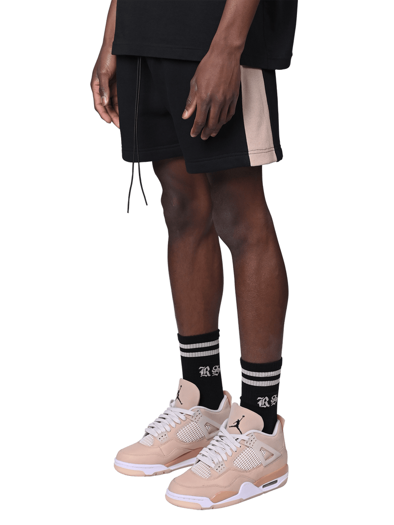 Stripe Shorts - Black