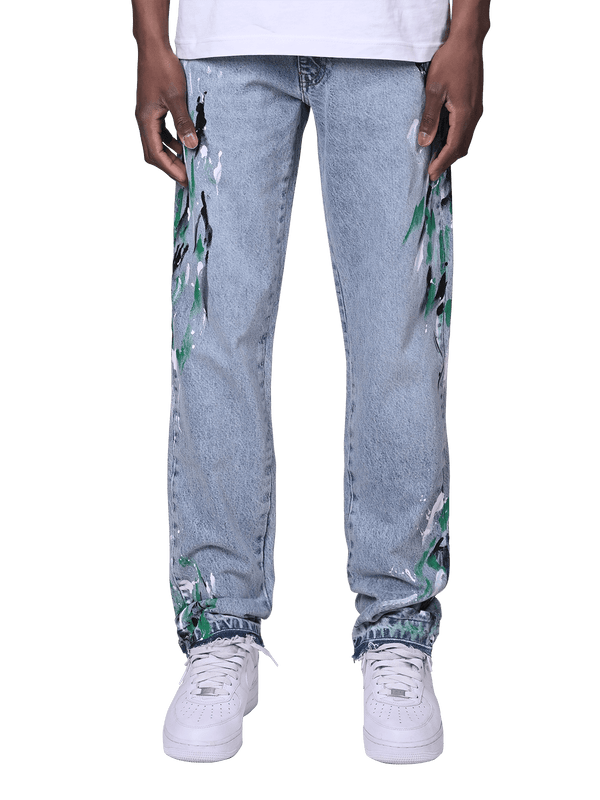 Relaxed Painter Denim - Green