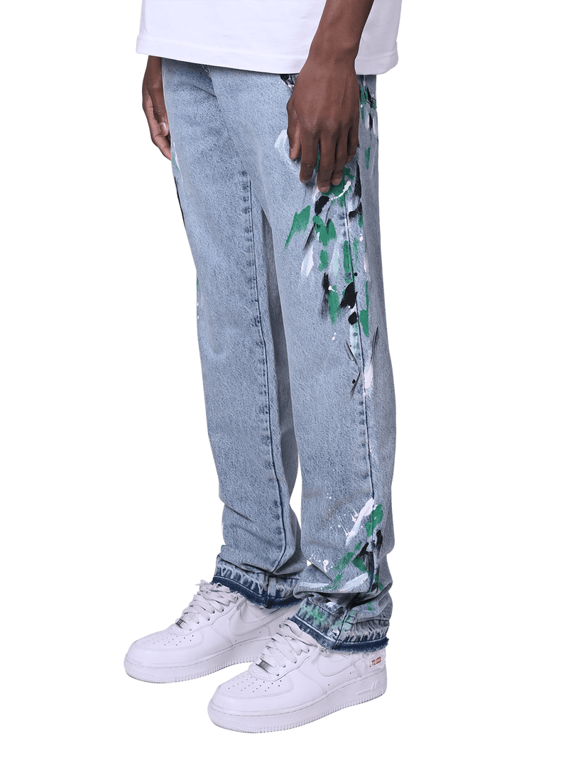 Relaxed Painter Denim - Green