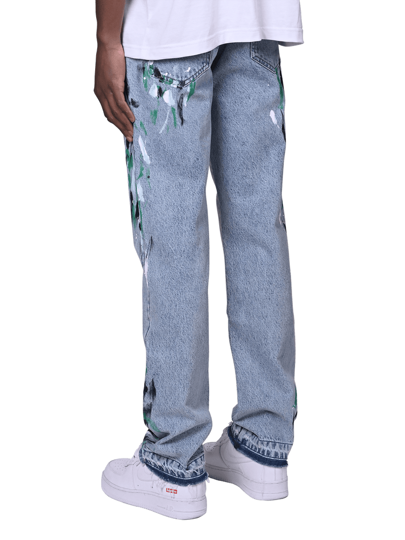 Relaxed Painter Denim - Green