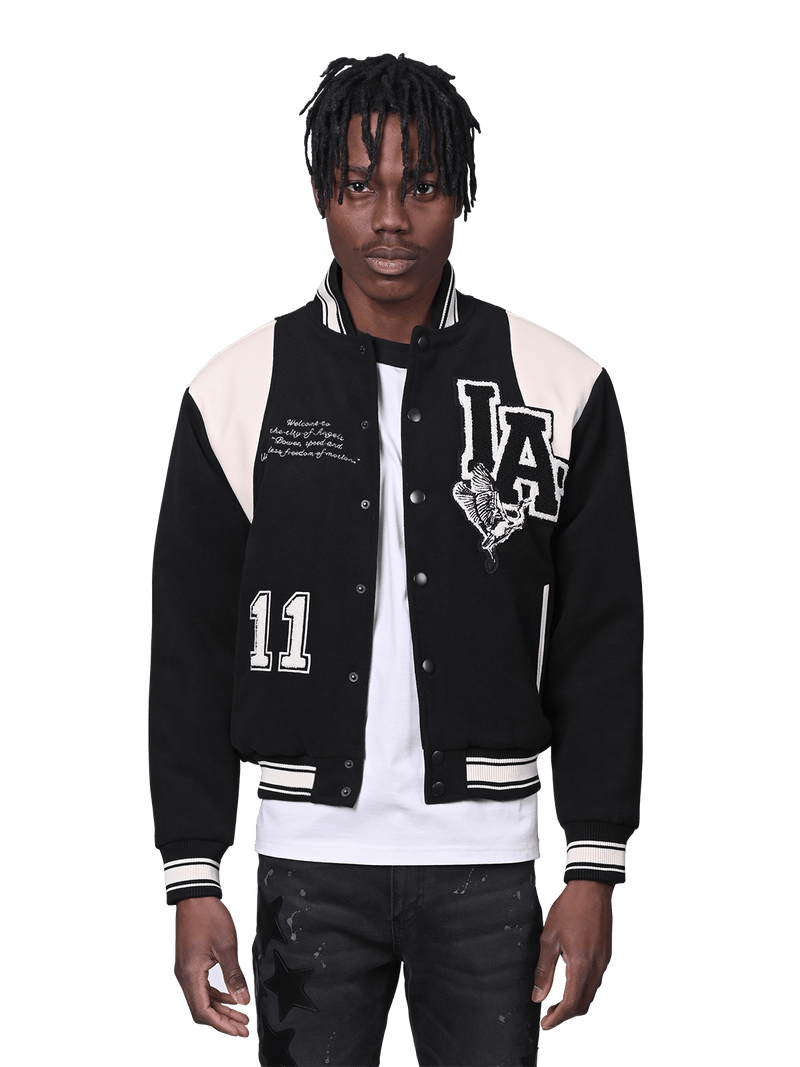 Varsity Jacket - Black