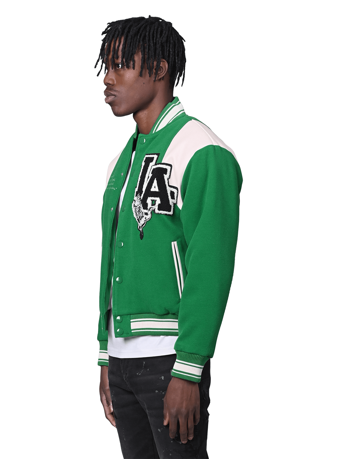 Varsity Jacket - Pine Green
