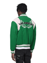 Varsity Jacket - Pine Green