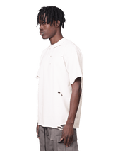 Ripped Oversized Tee - Off White