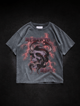 Vintage Grey Tee - Memento Mori