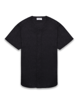 Wool Baseball Jersey - Black
