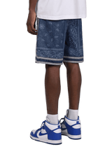Basketball Denim Shorts - Vintage Blue