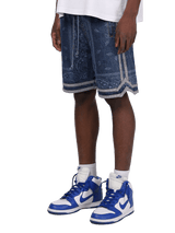 Basketball Denim Shorts - Vintage Blue
