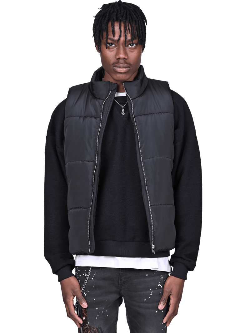 Puffer Gilet - Black