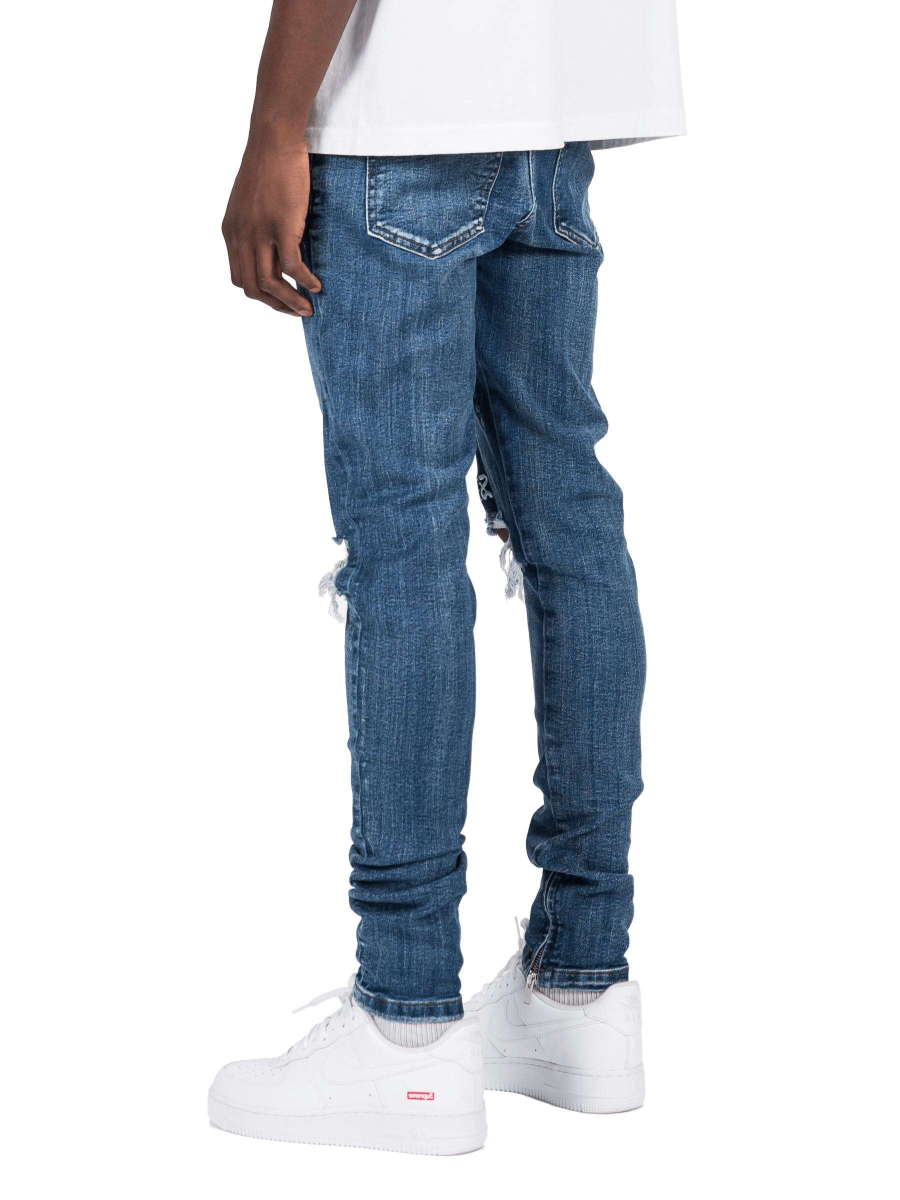 Born Sinner Distressed Denim - Dark Stone - Reputation Studios