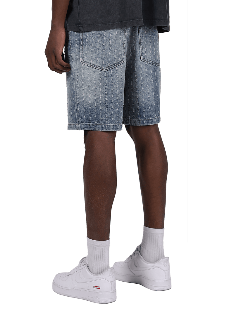 Bullet Hole Shorts - Light Stone