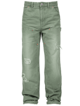 Carpenter Canvas Pants - Khaki