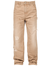 Carpenter Canvas Pants - Beige