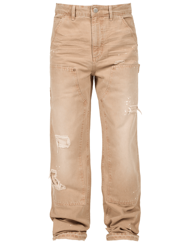Carpenter Canvas Pants - Beige