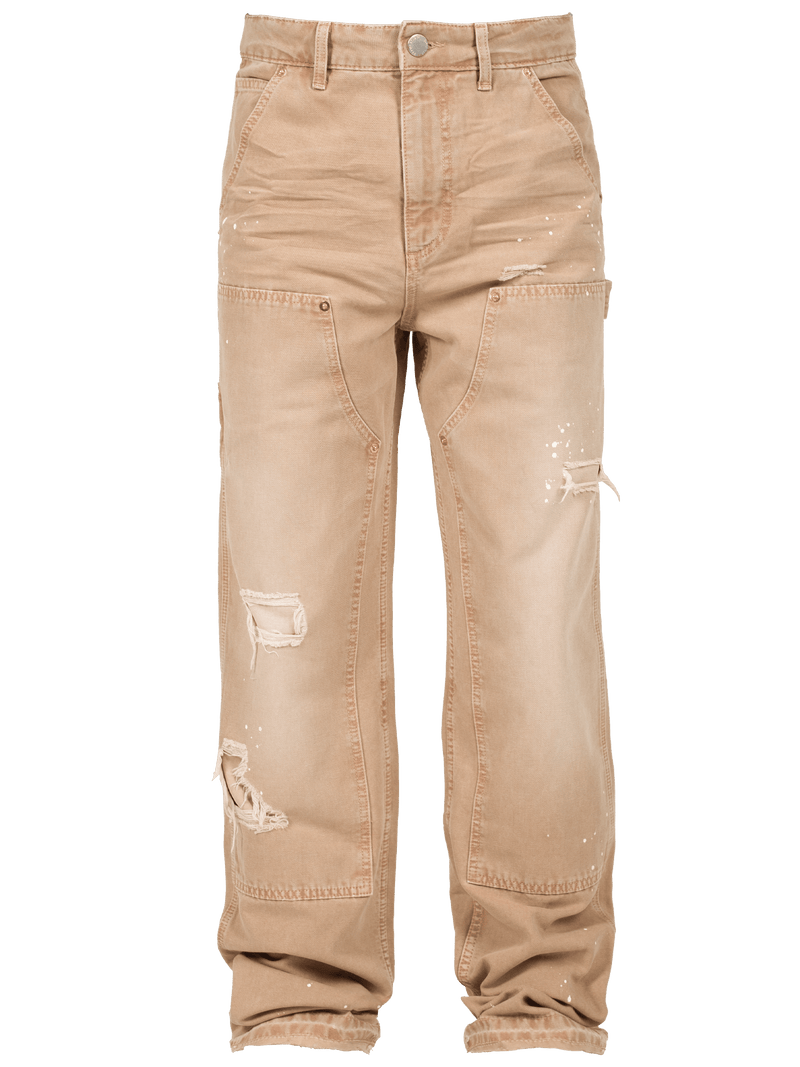 Carpenter Canvas Pants - Beige