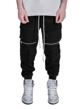 Cargo Knee Zipper Pants