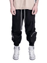 Cargo Pants - Two Tone Black