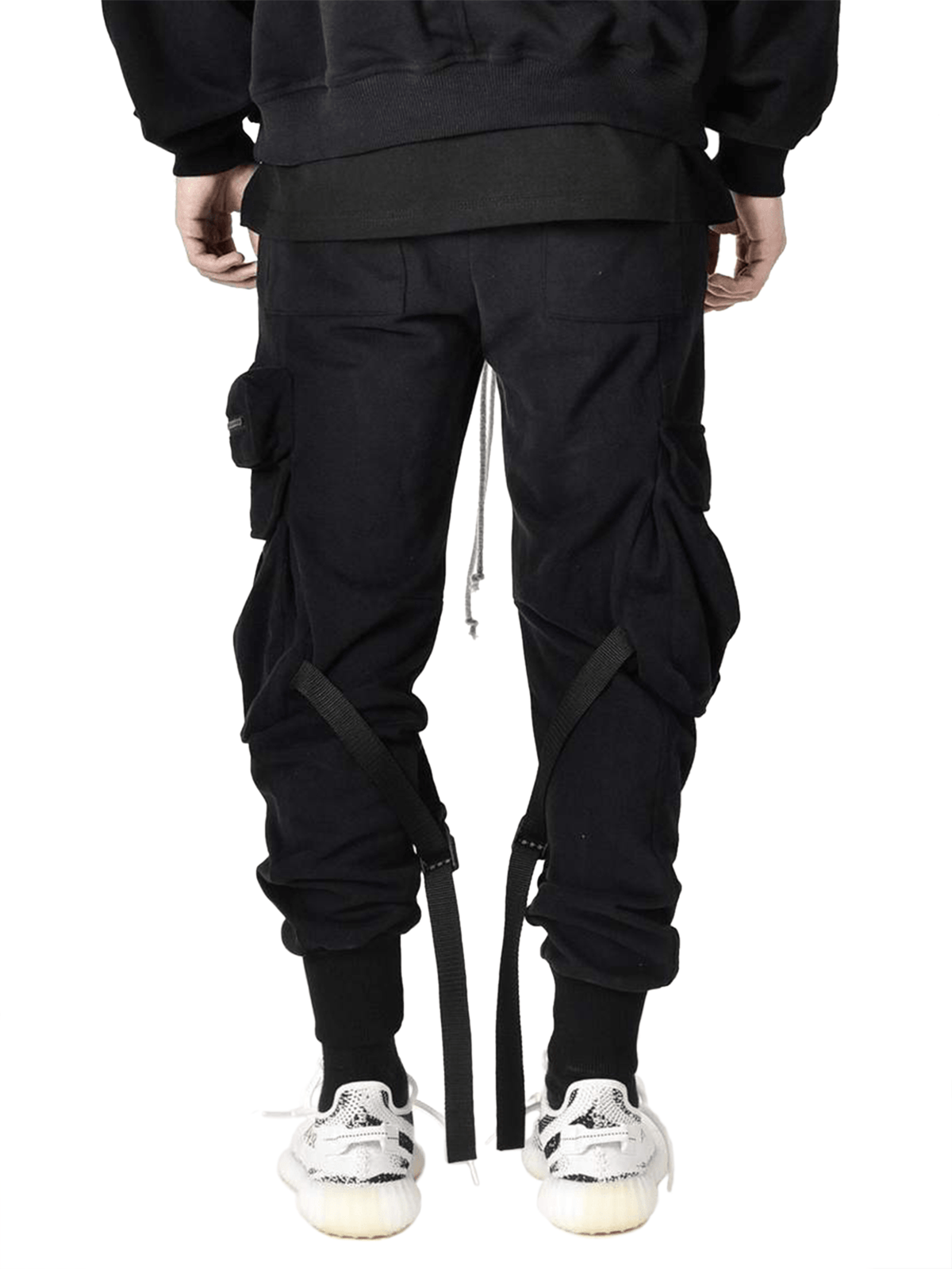 Cargo Sweatpants - Black - Reputation Studios