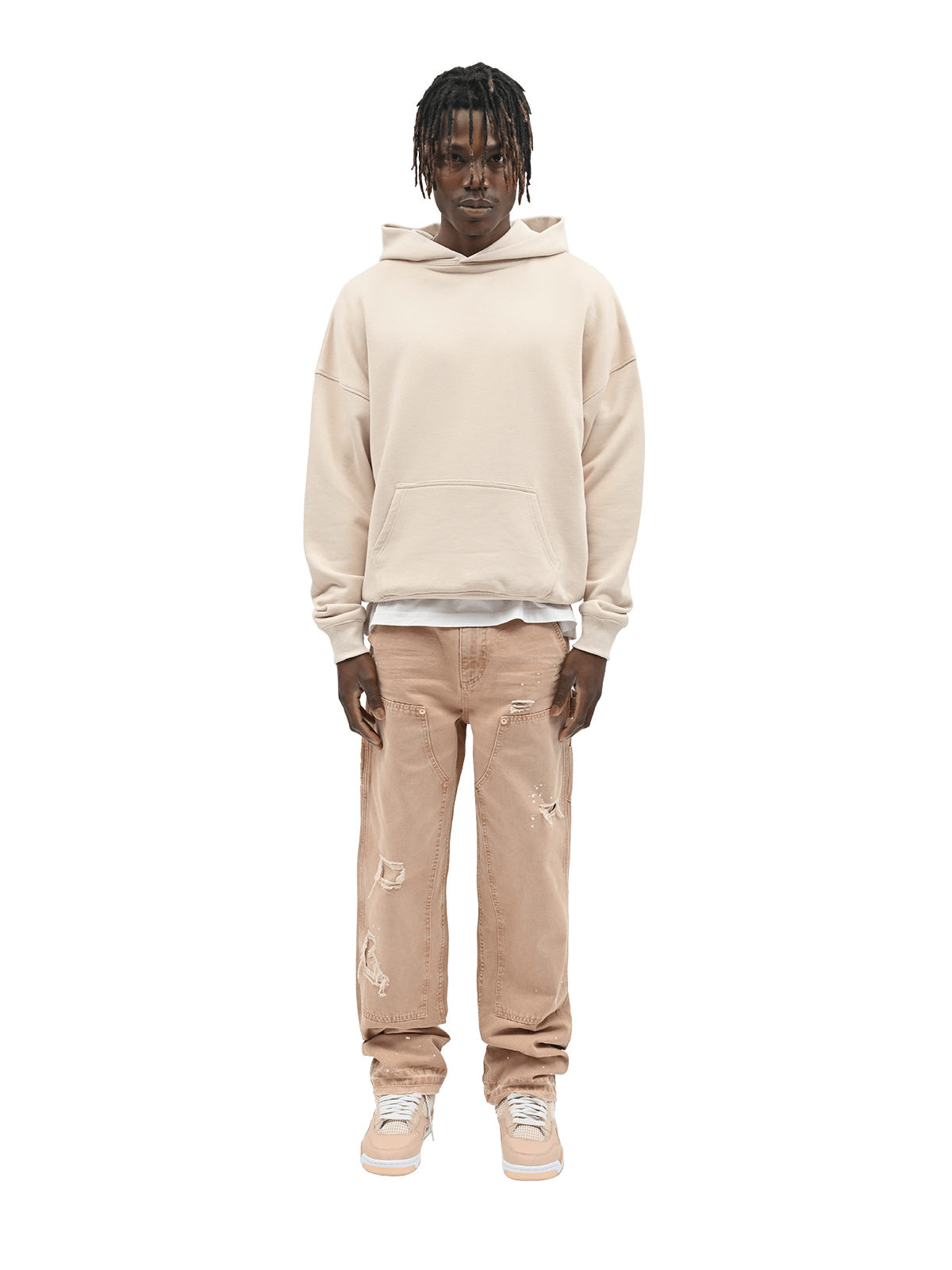 Carpenter Canvas Pants - Beige - Reputation Studios