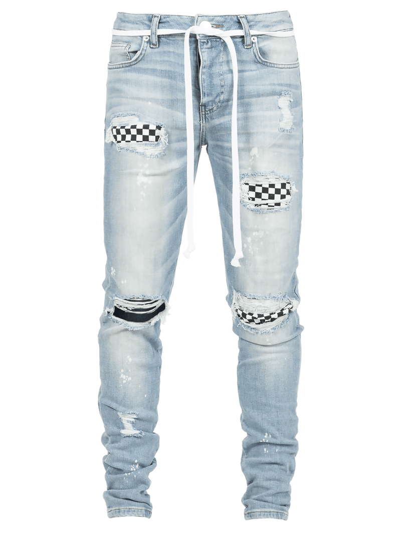 Checkered Denim - Reputation Studios