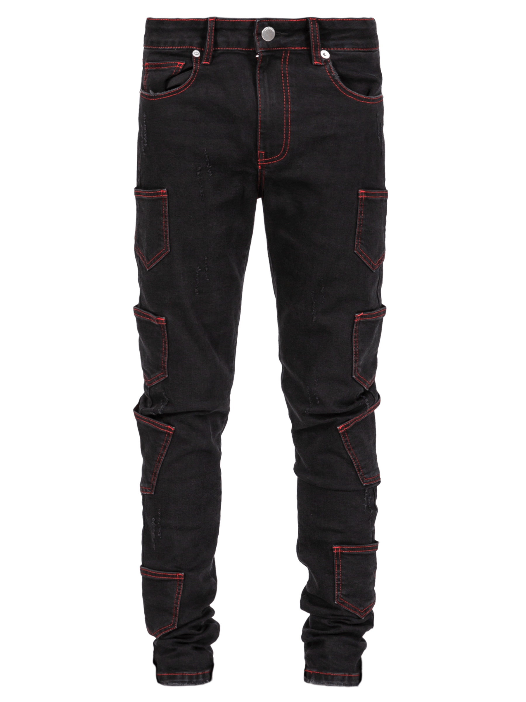 Contrast Stitch Denim