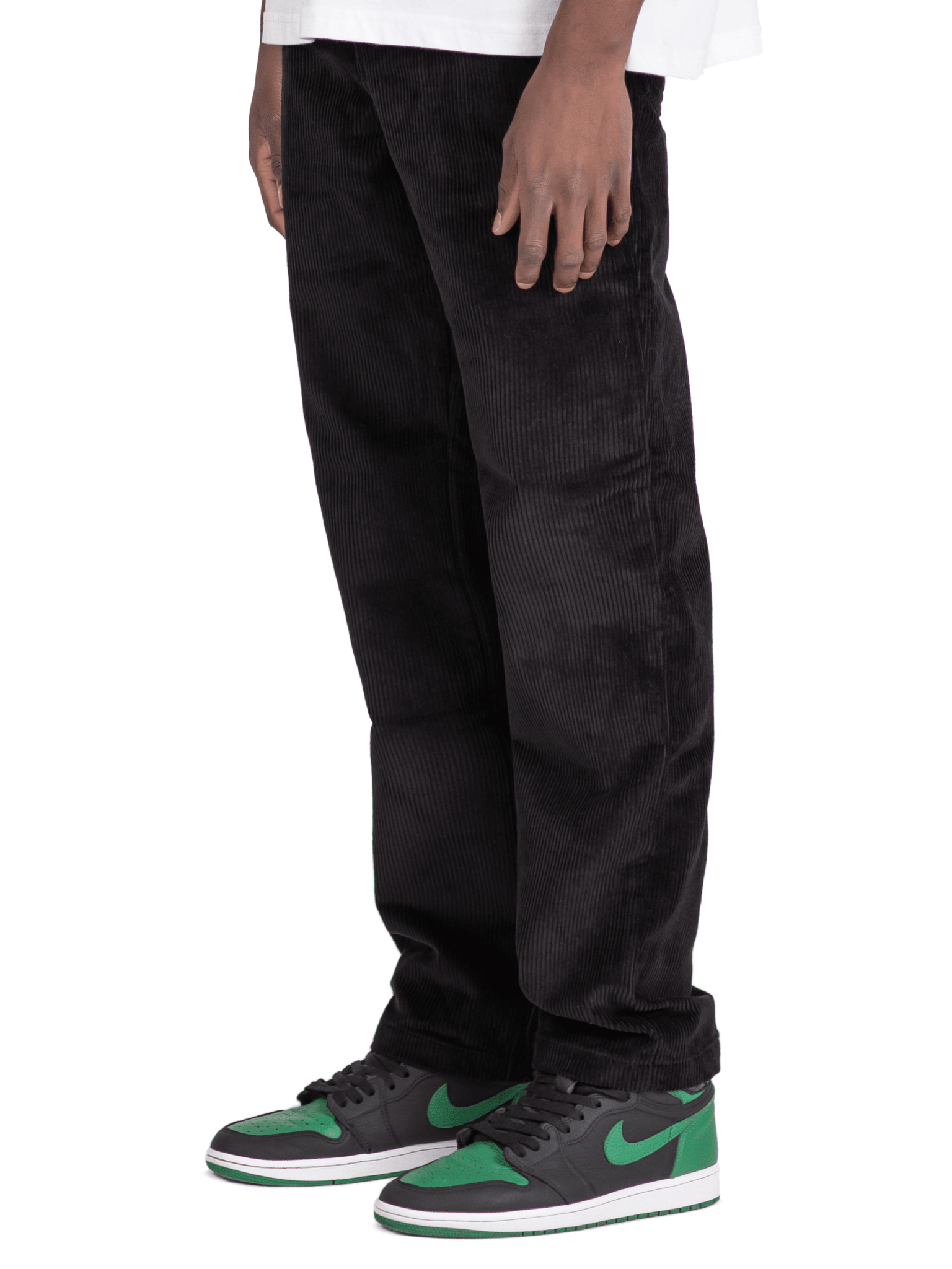 Cord Pants - Black - Reputation Studios