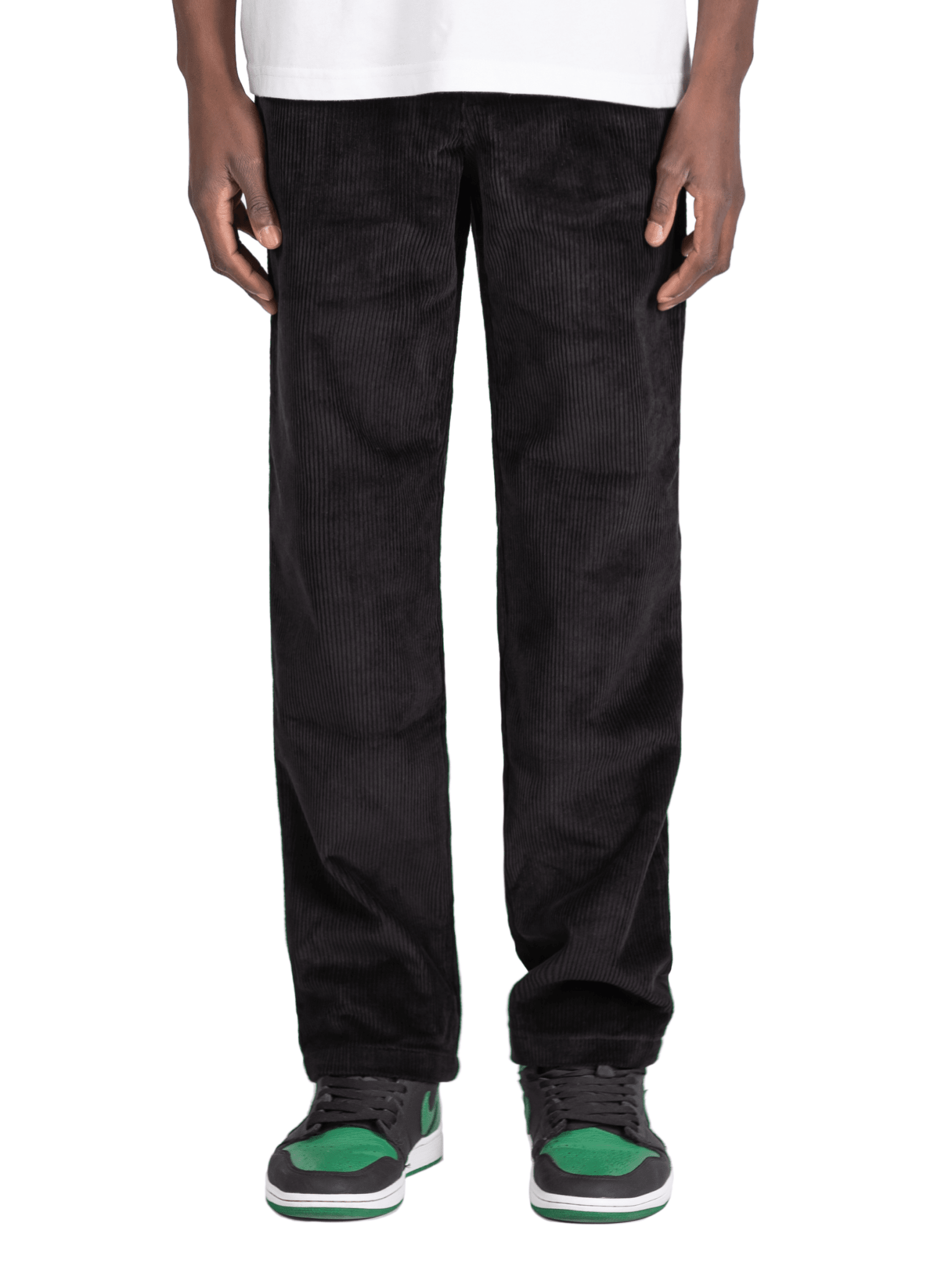 Cord Pants - Black - Reputation Studios